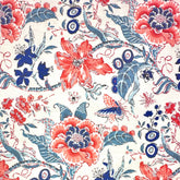 Wild Flower-White—Durable Quality 100% Cotton—Sold by The Yard—Width 54" Inches Wide—Shipped Nationwide